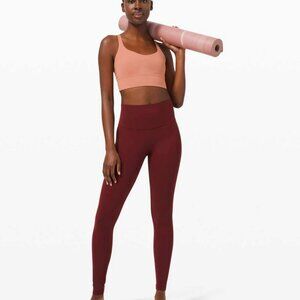 Lululemon Align High-Rise Pant 28" Red Merlot size 8 - NWT